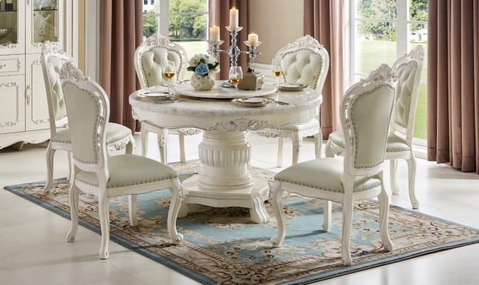 Iessdësch Ronnden Dësch Iesszëmmer Rond Dëscher Design Wunnzëmmer Garnitur Holz Nei