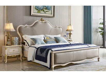 Bett 3tlg. Set x2 Nuetsdëscher Luxus Schlofzëmmer Klassesch Better Massivholz