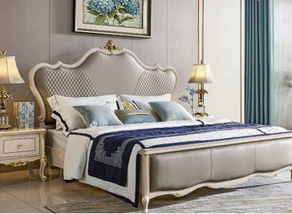 Bett 3tlg. Set x2 Nuetsdëscher Luxus Schlofzëmmer Klassesch Better Massivholz