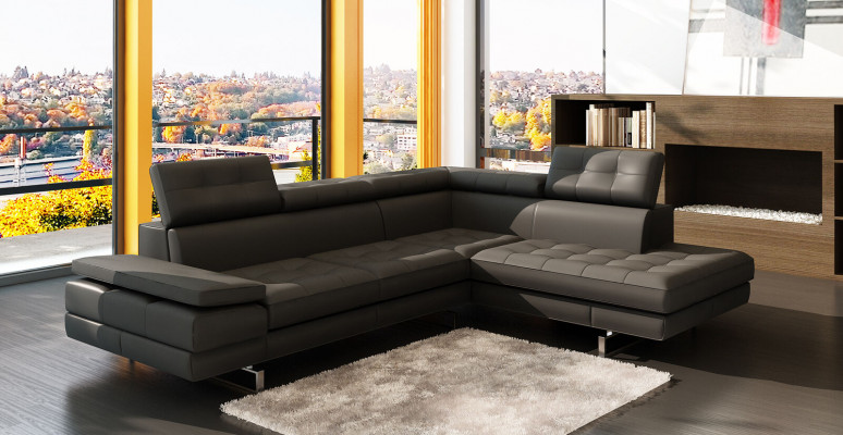 Design Liederdivan Sofa Canapé Polster Eck Sëtz Garnitur Wunnlandschaf