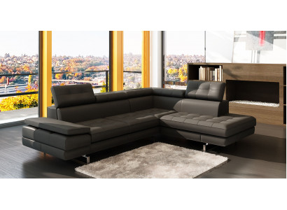 Design Liederdivan Sofa Canapé Polster Eck Sëtz Garnitur Wunnlandschaf