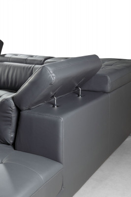 Design Liederdivan Sofa Canapé Polster Eck Sëtz Garnitur Wunnlandschaf
