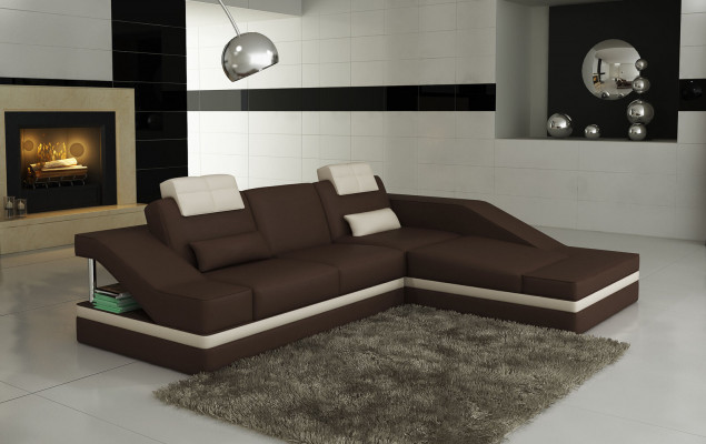 Modern Liederdivan Verbanddivan L-Form Kanapé Këssen Sëtz Ecke Sofa Couchen