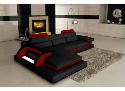 Designt Polstersofa Ecke Liederdivan Sofa Canapé Sitz Garnitur Wohnlandschaft