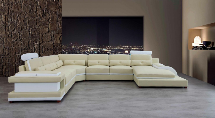 Ledercouch XXL Grouss Canapéë Sofa Couch Couch Polster Eckcouch Wunnlandschaft Lieder