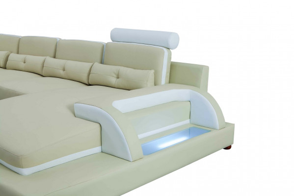 Ledercouch XXL Grouss Canapéë Sofa Couch Couch Polster Eckcouch Wunnlandschaft Lieder