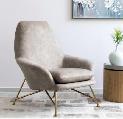Wunnzëmmer Lounge Club Relax Sofa Beige Design Miwwelen Iesszëmmer Fotell