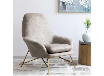 Wunnzëmmer Lounge Club Relax Sofa Beige Design Miwwelen Iesszëmmer Fotell