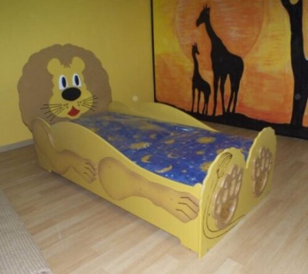 Kandebett Jugendbett Bett Better Inklusiv Matratz Holzbetts 90x200cm Déier Léiwen Nei