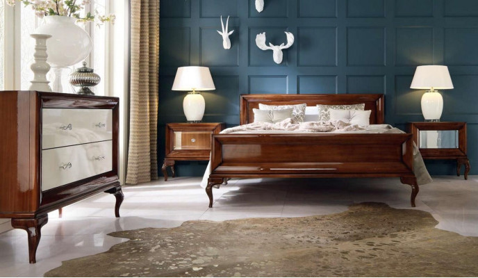 Gepolstert Schlofzëmmer-Miwwel-Set: Luxus a Funktionalitéit an engem