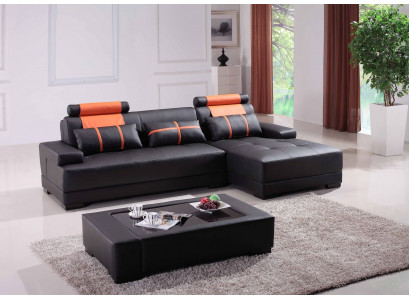 Designer Polstersofa aus Lieder, L-förmeg Couche, modern Sofaen, Couchen.
