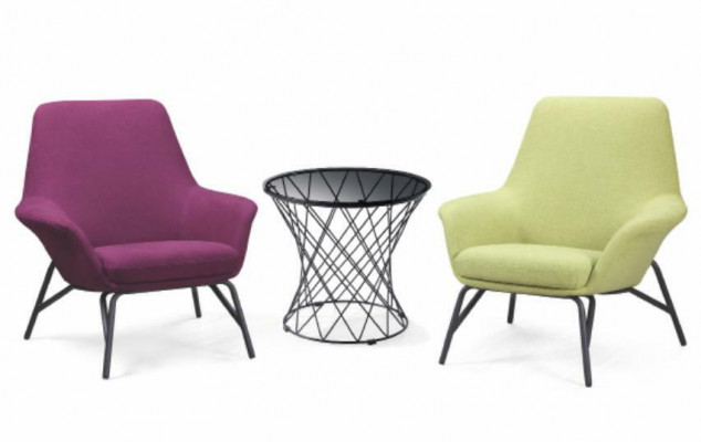 Design Sëtz Couch Sofa Relax Stoff Lounge Luxus Fernseh Club Sëtzplatz