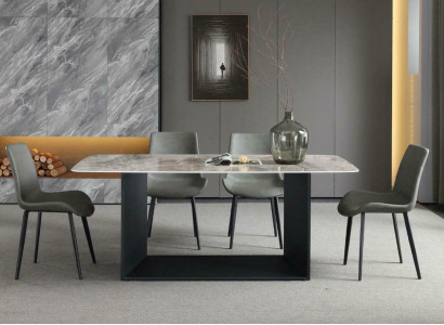 Iessdësch Modern Edelstahl Iesszëmmer Wunnzëmmer Kichen Dëscher Design Dësch Metall