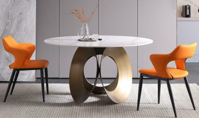 Iessdësch Iesszëmmer Modern Edelstol Wunnzëmmer Kichen Dëscher Design Dësch Metall