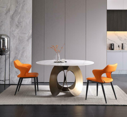 Iessdësch Iesszëmmer Modern Edelstol Wunnzëmmer Kichen Dëscher Design Dësch Metall