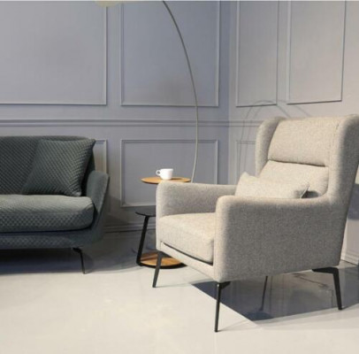 Still Sëtz Këssen Fernseh Lieder Textil Holz Stoff Design Lounge Club Relax