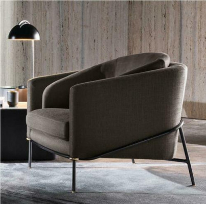 Moderne Design-Fauteuil Wunnzëmmer Einsëtzer Sofa Canapé Lounge Club