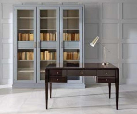 Schreifdësch Dësch Büro Büro Schreifdësch Computerdësch Holz Luxus Braun Design