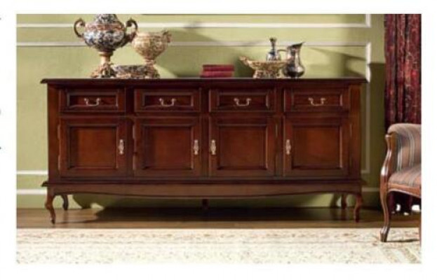 Sideboard Komodë Schief Schiefen Schaf Holz Wunnzëmmer XXL Sideboards Brong