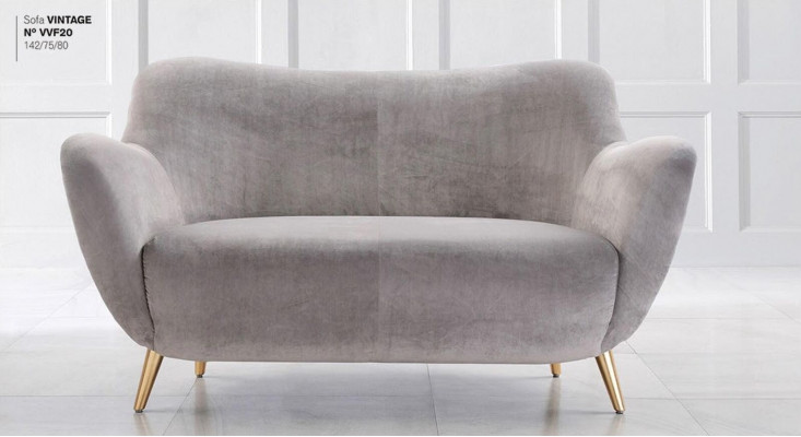 Zweesëtzer Sofa 2 Sëtzer Sofas Stoff Wunnzëmmer Polyester Modern Gro Luxus Nei