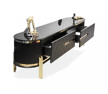 Sideboard Luxus Schaf Regal Holz Anrichte Schief Wohnzimmer Modern Designer
