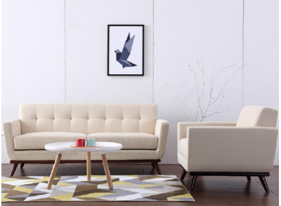 Soffagarnitur Stoff Sofen 321 Wunnlandschaft Sëtz Design Canapé Sofa