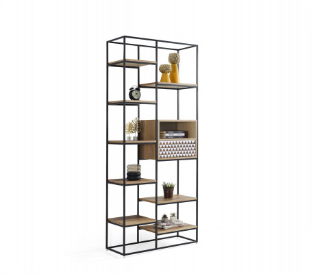 Bicherregal Design Regal Holzregal Standregal Aktenregal Büroregal Nei