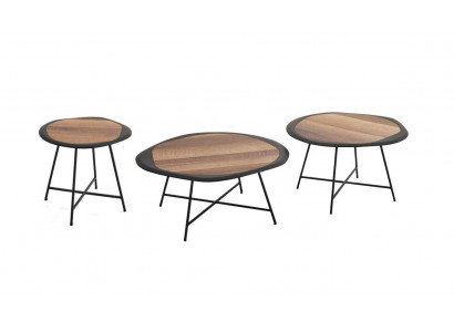 Couchtische, Niewentafelen, Ronn Dëscher, Schwaarz, Italieneschen Stil