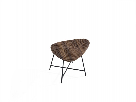 Couchtisch Holz Säitentisch Kaffisdësch Designer Wunnzëmmerdësch 2 Stéck.