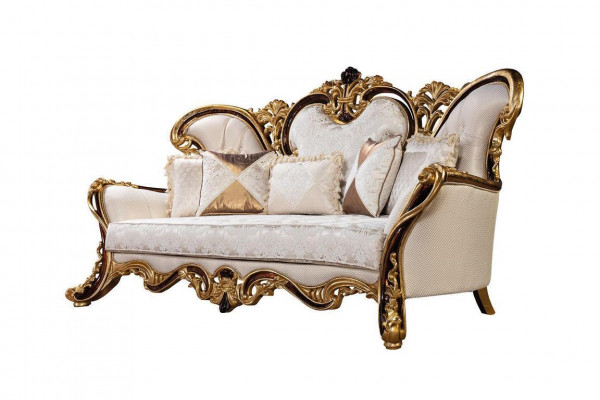 Luxus Sofasaz Barock Rokoko Sofa Set 3+3+1+1 Couchtisch