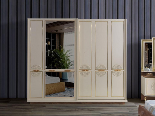 Schlofkummer Schaf aus Holz Luxus Modern Design Miwwelen Wäiss Neit