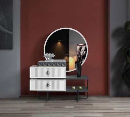 Design Commode / Buffet Armoire Commodes Buffet 2tlg. Spigelschaf Meubel