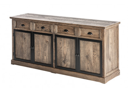 Designer Kommode Anrichte Side Low Board Schaf Wohnzëmmer Regal Holz Luxus