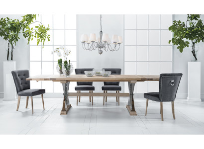 Chesterfield Designer Stull mat Klopfer Sessel Iesszëmmer Polstersëtzer