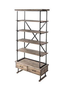 Design Regal Wunnzëmmer Schief Spulläerder Regaler Bicherregal