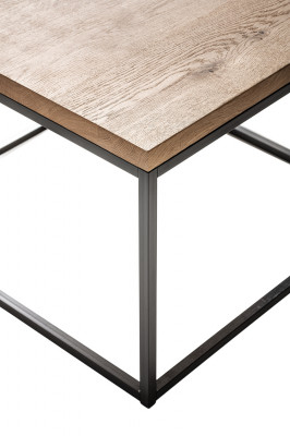 Designer Dëscher Héichglanz Loft Canapé Dësch Holz Design Dësch Niewendësch Sofa Canapé.