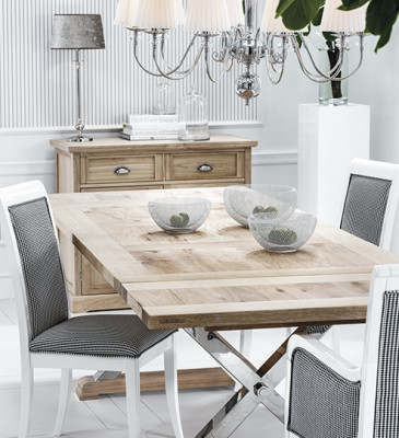 Design Iessdësch klassesch hëlze Still ausziebare Wunnzëmmer Luxus