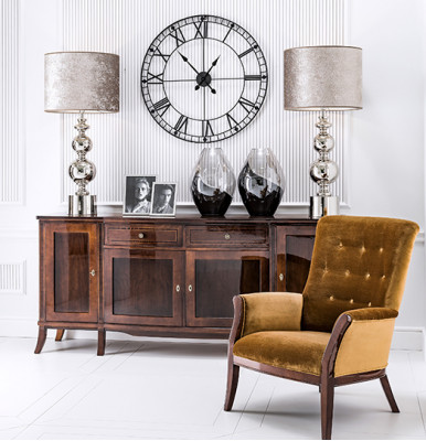 XXL Säitenaart Anrichte Kommode Wunnzëmmer Schaf Holz Regal Antik Stil Design