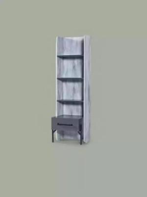 Regal Schaf Bücherregal Schief Mehrzweckmiwwelen Braun 165x49x47