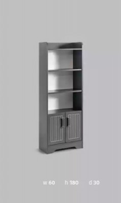 Regal Schaf Bicherregal Schief Méizweck Miwwel Braun 180x60x30