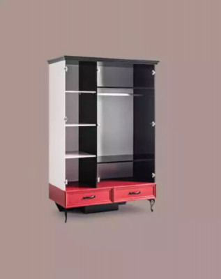 Klassesche Loft Kleederschaf Schlafzëmmer Schief Design Miwwelen 131x60x200