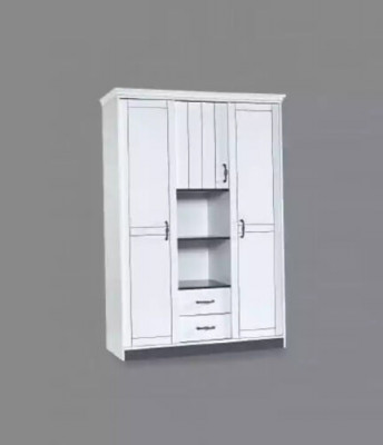 Landhaus Miwwelen Schlofkummer Kleederschaf Schaf Wäiss Schranken 140cm