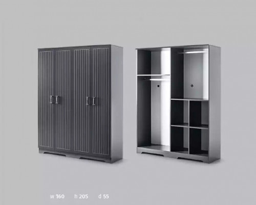 Kleederschafz, Schwaarze Schafz, Schief, Schlofkummer Miwwelen Design