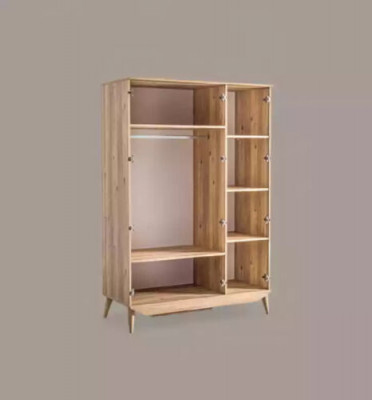 Kleederpress aus brongge Holz Schlofkummer Miwwelen Design Schief Éidelt Schaf