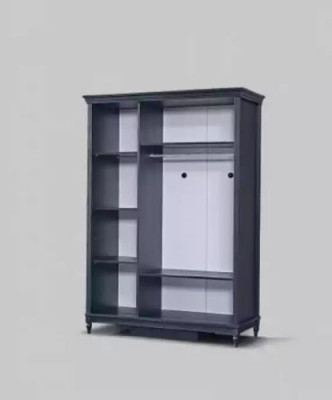 Schwaarze Kleederschaf Design Schaf Luxus Ariichtung Schlofkummer Miwwelen