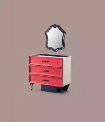 Klassesch Sideboard Kommode Schaf Schief Sall Schlofzëmmer Rout Holz