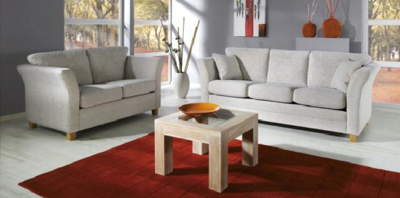 Sëtzgrupp Sofagarnitur 3+2 Plaze Gepolsterte Couchen Ensemble Designer Miwwelen