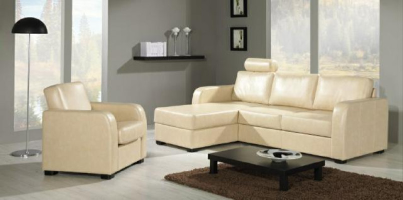 Eckcouch Sofa Canapé Lieder Textil Stoff Wunnlandschaft Garnitur Polster Eck CAPRI