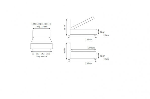 Polsterbett Better Bett Polster Lieder Textil Designer Hotel Duebel Luxus