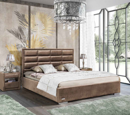 Designer Bett Schlofzëmmer Better Textil Lieder Hotel Luxus Samt Polsterung